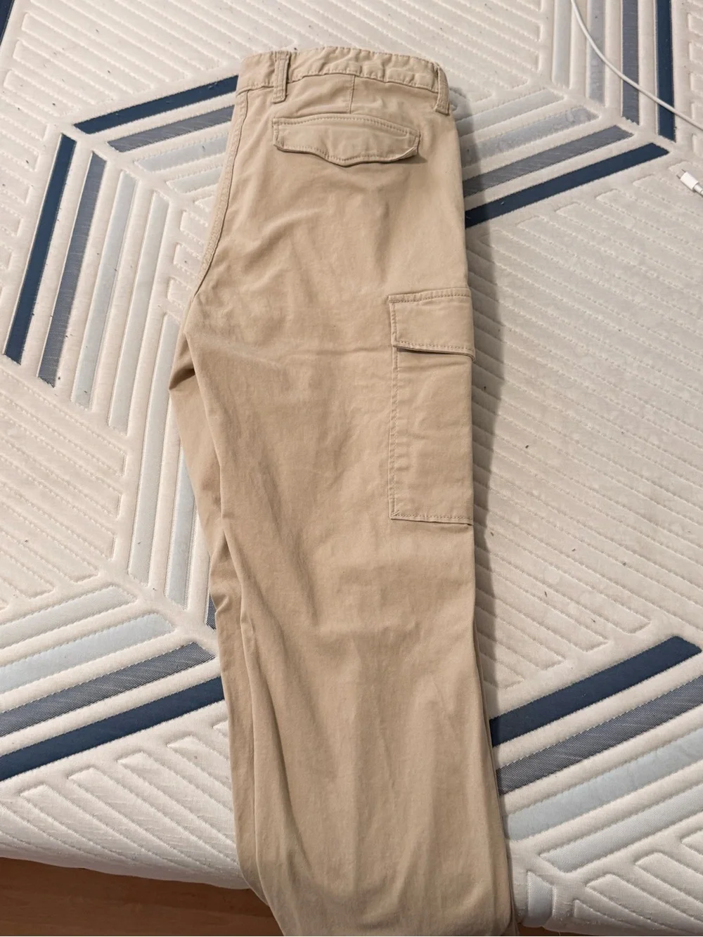 Old Navy Men’s Cargo Pants in Khaki and Charcoal Two-Pack